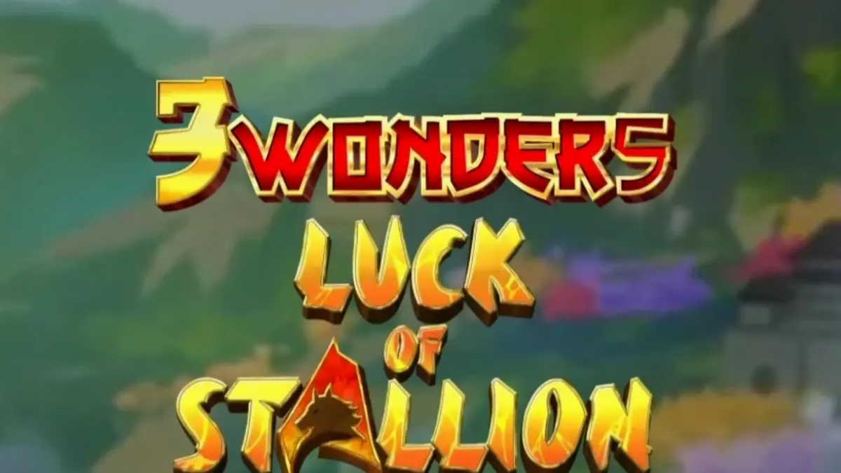 3 Wonders Luck of Stallion slot machine interface showing Chinese zodiac theme